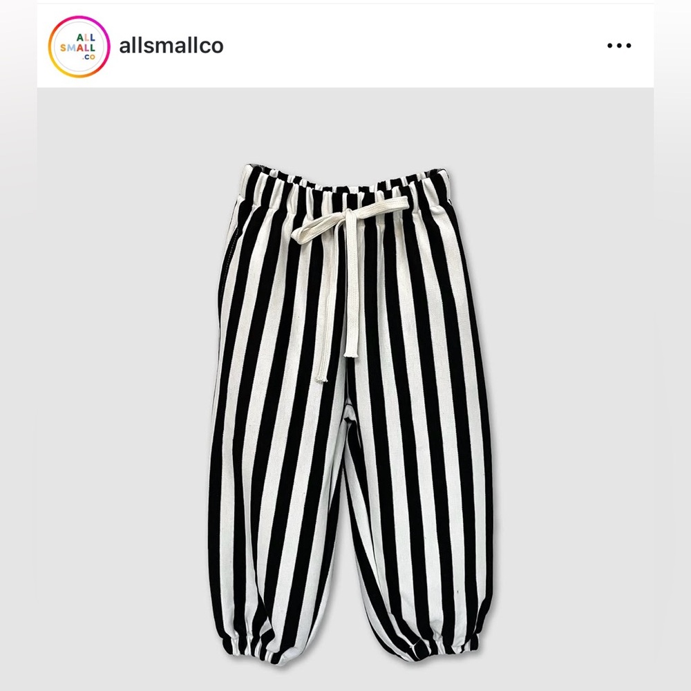 ALL SMALL Co. Carousel Stripe Pants, unisex 5